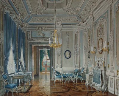 Vestidor de la Emperatriz María Feodorovna en el Palacio de Gatchina de Eduard Hau
