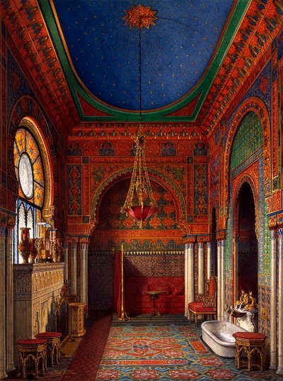 Interiores del Palacio de Invierno de Eduard Hau