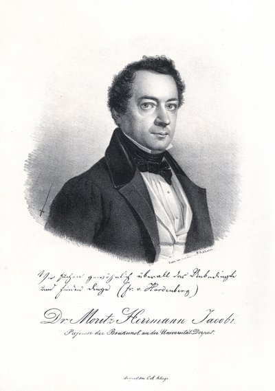 Retrato de Moritz Hermann von Jacobi de Eduard Hau