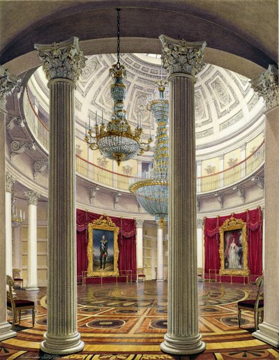 La Rotonda, Palacio de Invierno, 1862 de Eduard Hau