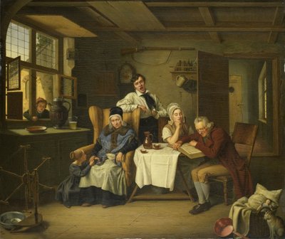 Lectura de la Biblia de Eduard Karl Gustav Lebrecht Pistorius