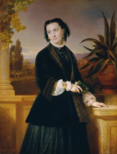 Auguste Engerth, la esposa del artista de Eduard Ritter von Engerth