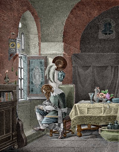 El hombre de la máscara de hierro, prisionero, de Edouard Schuler de Eduard Schuler