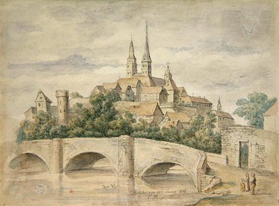 Vista de Fritzlar de Eduard Stiegel