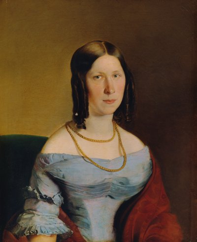 retrato de una dama de Eduard Swoboda