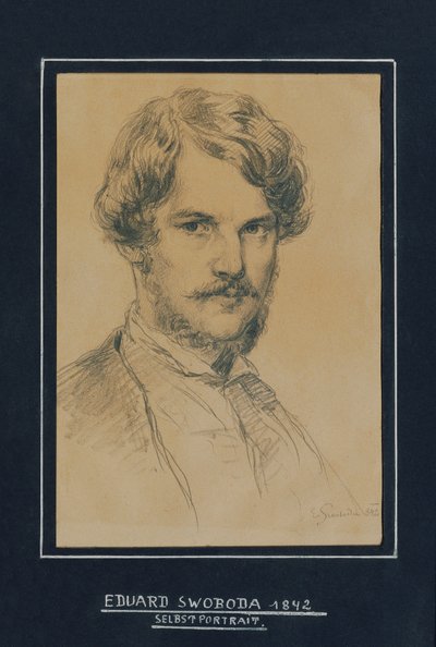 Auto retrato de Eduard Swoboda