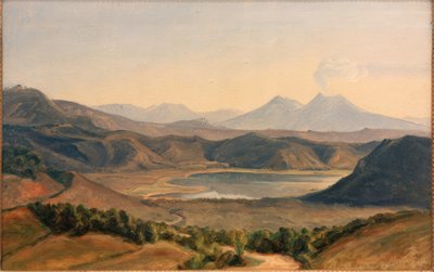 Lago di Averno y Vesubio de Eduard Wilhelm Pose