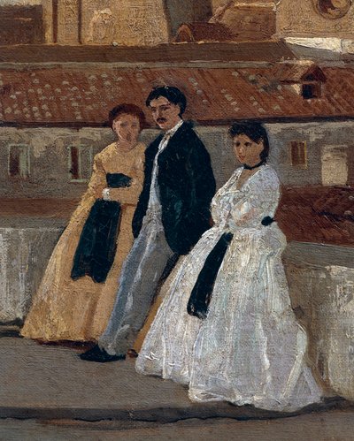La terraza (detalle) de Eduardo Dalbono