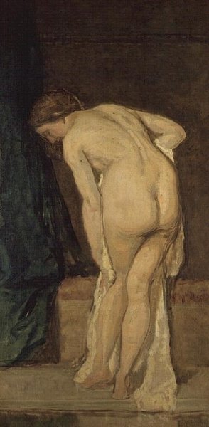 Saliendo del baño de Eduardo Rosales
