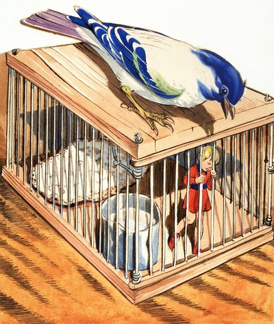 Pulgarcito en una jaula de pájaros de Eduardo Teixeira Coelho