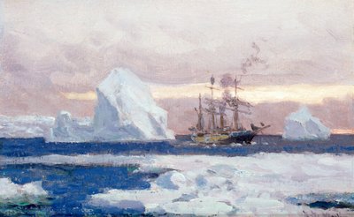 La corbeta argentina Uruguay en la Antártida de Eduardo de Martino