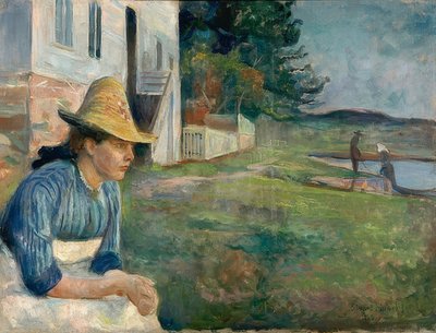 Tarde. 1888 de Edvard Munch