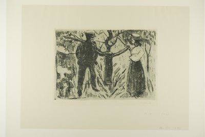 Adán y Eva de Edvard Munch