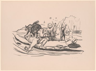 Muerte de Alpha de Edvard Munch