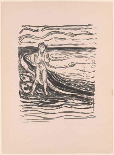 La desesperación de Alpha de Edvard Munch