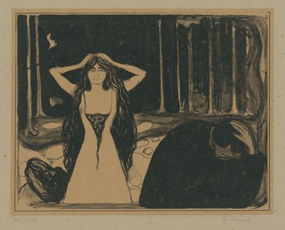Cenizas II (Después de la caída) de Edvard Munch