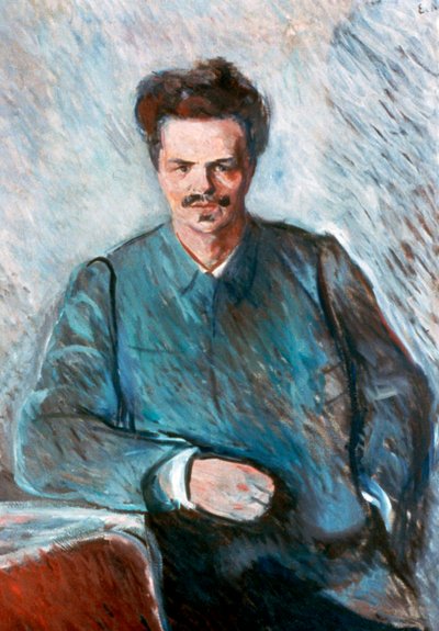 August Strindberg, 1892 de Edvard Munch
