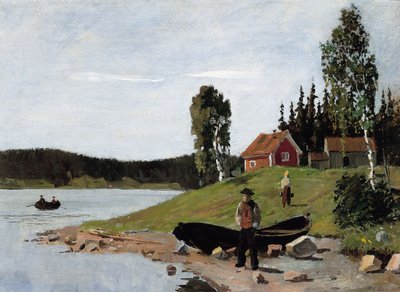 Paisaje costero, 1881 de Edvard Munch