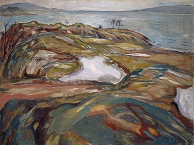 Paisaje costero, 1918 de Edvard Munch