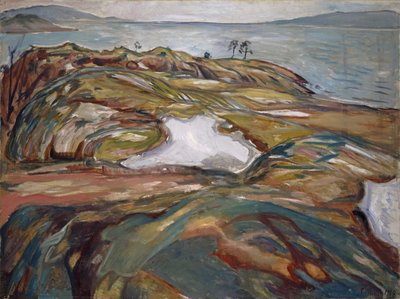 Paisaje costero, 1918 de Edvard Munch