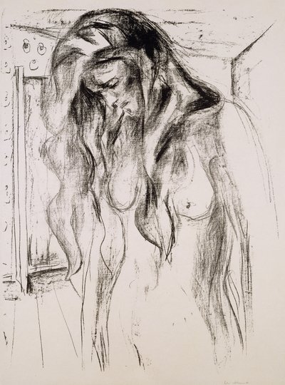 Chica llorando de Edvard Munch