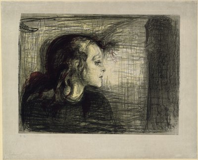 El niño enfermo I de Edvard Munch