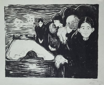 Agonía de la Muerte de Edvard Munch