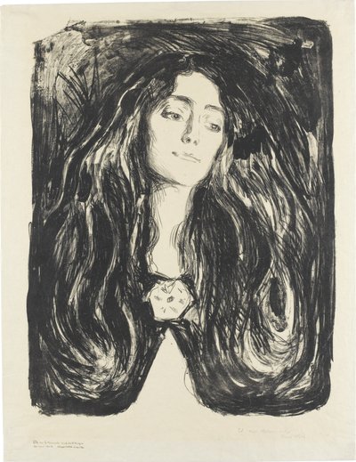 El broche. Eva Mudocci de Edvard Munch