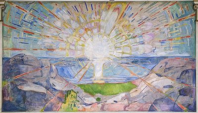 El sol. 1911-16 de Edvard Munch