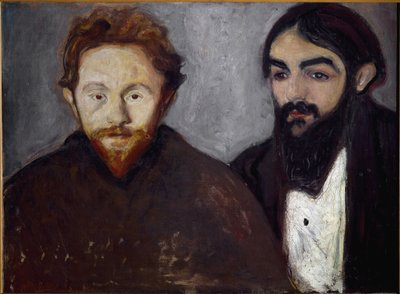 Doble retrato de Edvard Munch