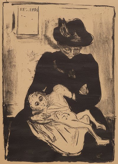 Herencia, 1916 de Edvard Munch