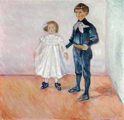 Erdmute y Hans-Herbert Esche, de Munch, Edvard (1863-1944). Óleo sobre lienzo de Edvard Munch