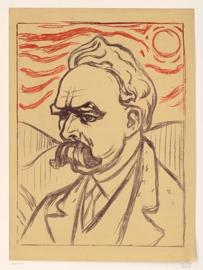 Friedrich Nietzsche de Edvard Munch