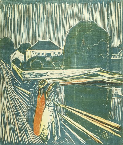 Niñas en el puente de Edvard Munch