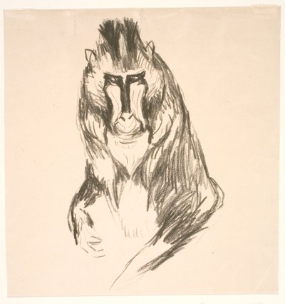 Gorila (Mandril) de Edvard Munch