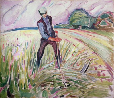 Haciendo Heno de Edvard Munch