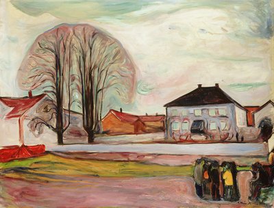 Casa en Aasgaardstrand de Edvard Munch