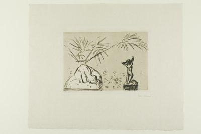 Interior con Esculturas de Edvard Munch