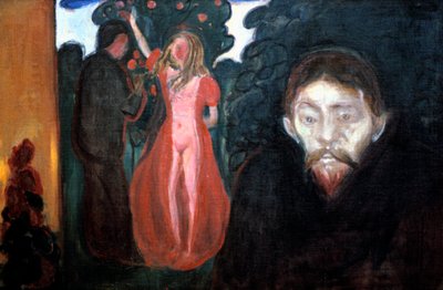 Celos, 1895 de Edvard Munch