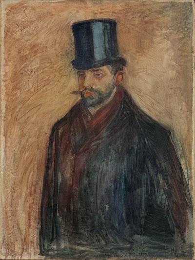 Julius Meier-Graefe, c.1894 (óleo sobre lienzo) de Edvard Munch