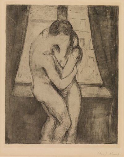 Beso de Edvard Munch
