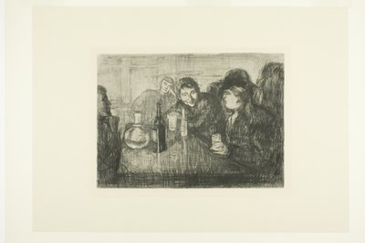 Bohemios de Kristiania I de Edvard Munch