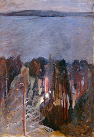 Paisaje de Edvard Munch