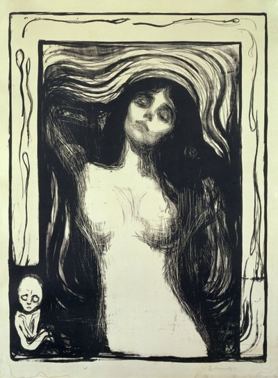 Madonna, Mujer Amorosa de Edvard Munch