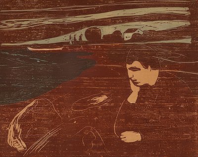 Melancolía III. 1902 de Edvard Munch