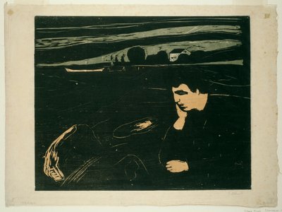 Melancolía III de Edvard Munch
