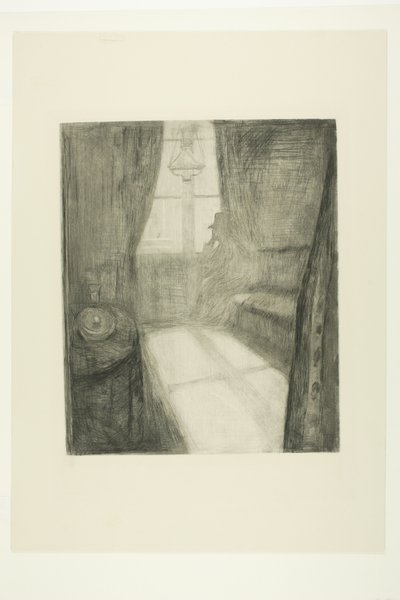 Luz de luna. Noche en St Cloud de Edvard Munch