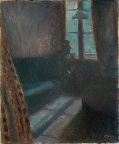 Noche en Saint-Cloud, 1890 de Edvard Munch