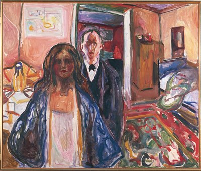 Noruega, Oslo, El artista y el modelo de Edvard Munch