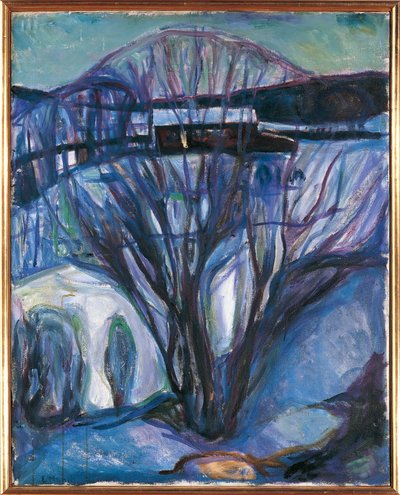 Noruega, Oslo, Paisaje Invernal, Ekely de Edvard Munch
